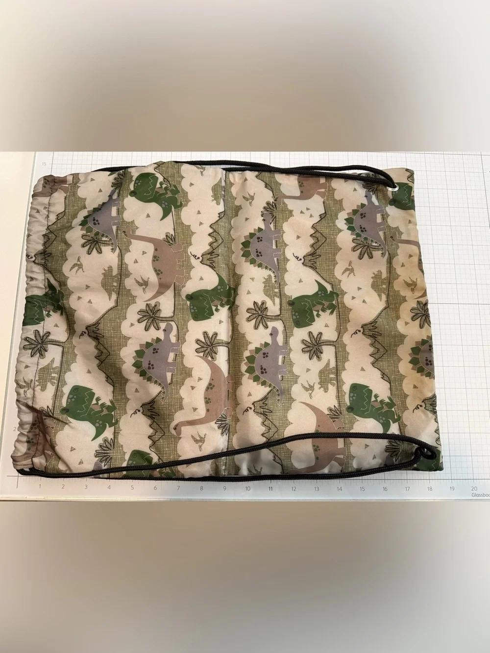 thirty-one Dino Print Tote and Drawstring Backpak Tote NOT Personalized